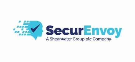 SecurEnvoy logo and tagline “A Shearwater Group plc Company.”
