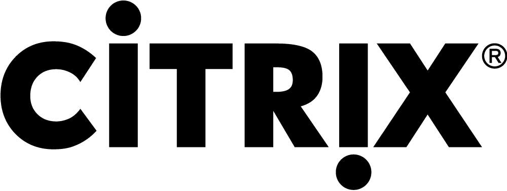black citrix logo